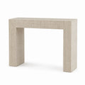 Rectangular Travertine Console Table Beige 120cm x 35cm x 75cm
