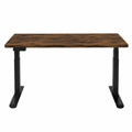 Adjustable Height MDF Standing Desk with Black Metal Frame